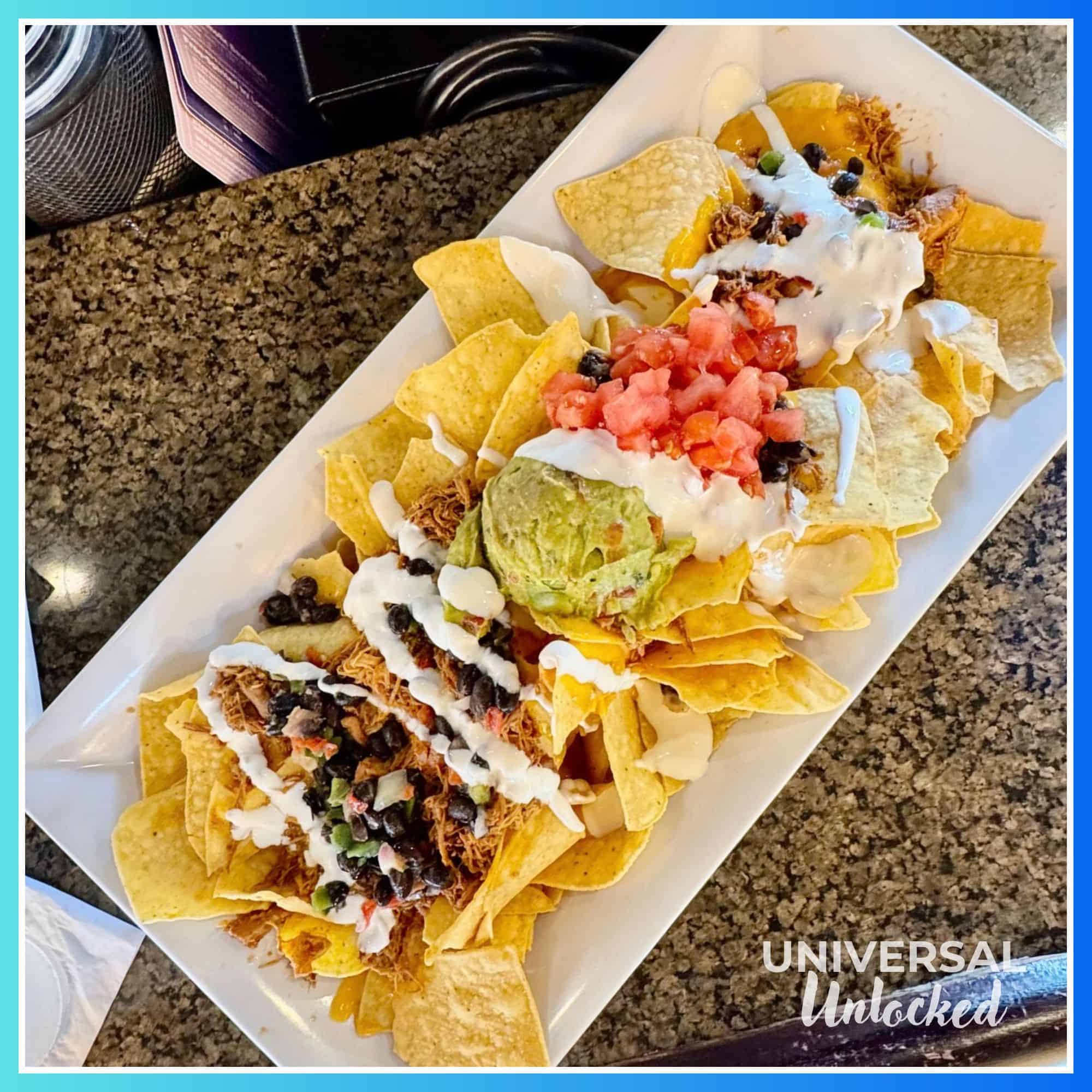 Nachos at the Bula Bar & Grille