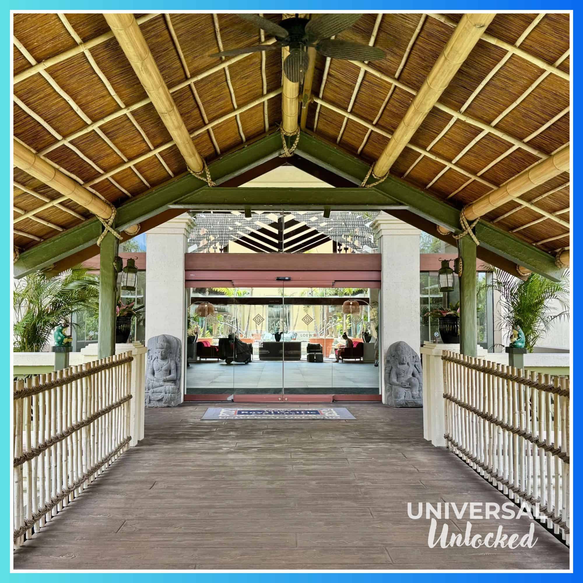 Entrance to Royal Pacific Resort
