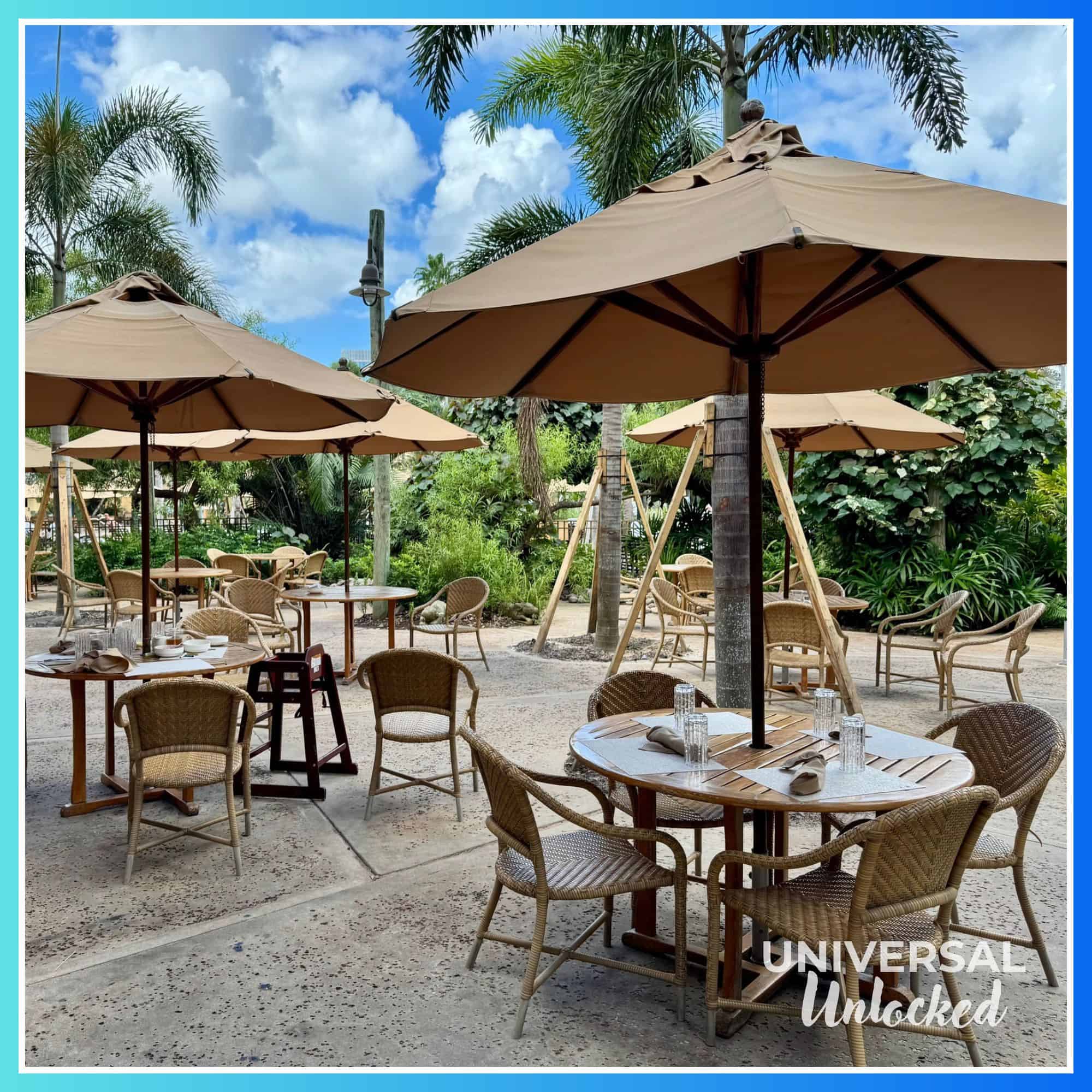 Patio at the Islands Dining Room