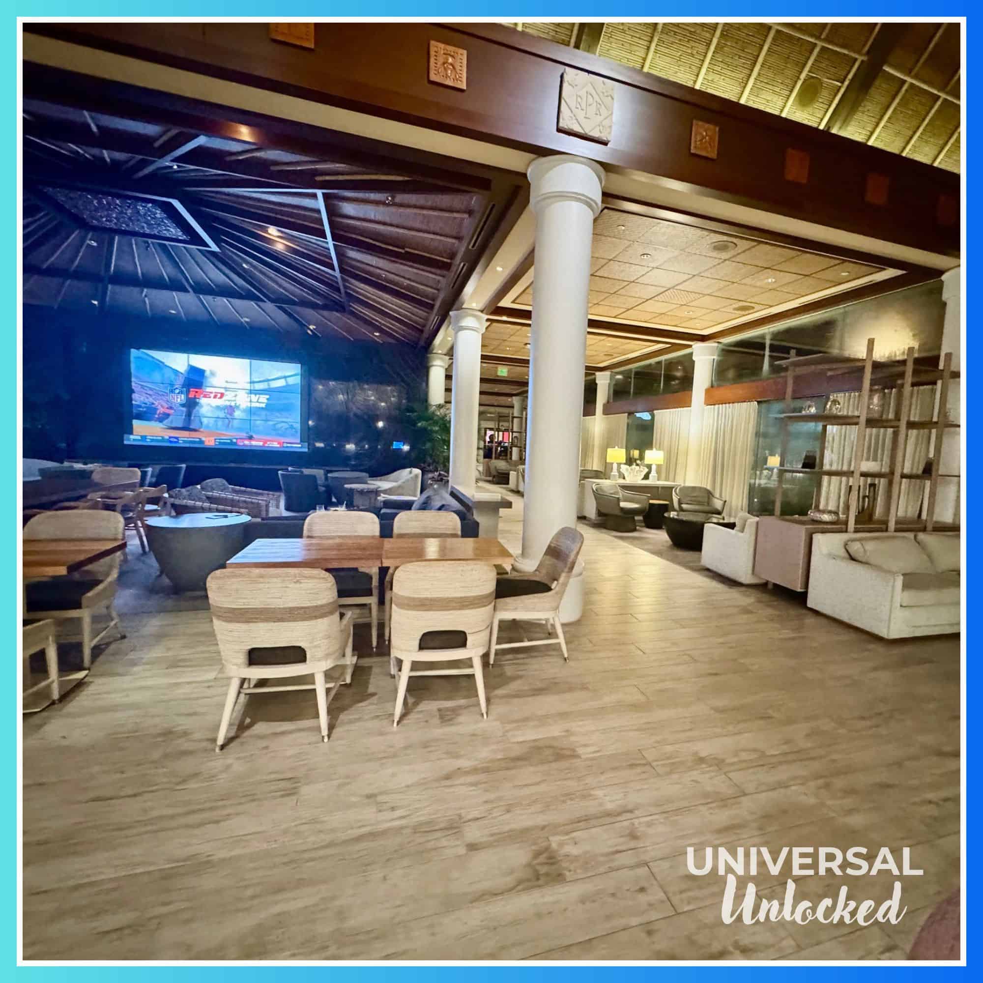 Tables at the Orchid Court Lounge