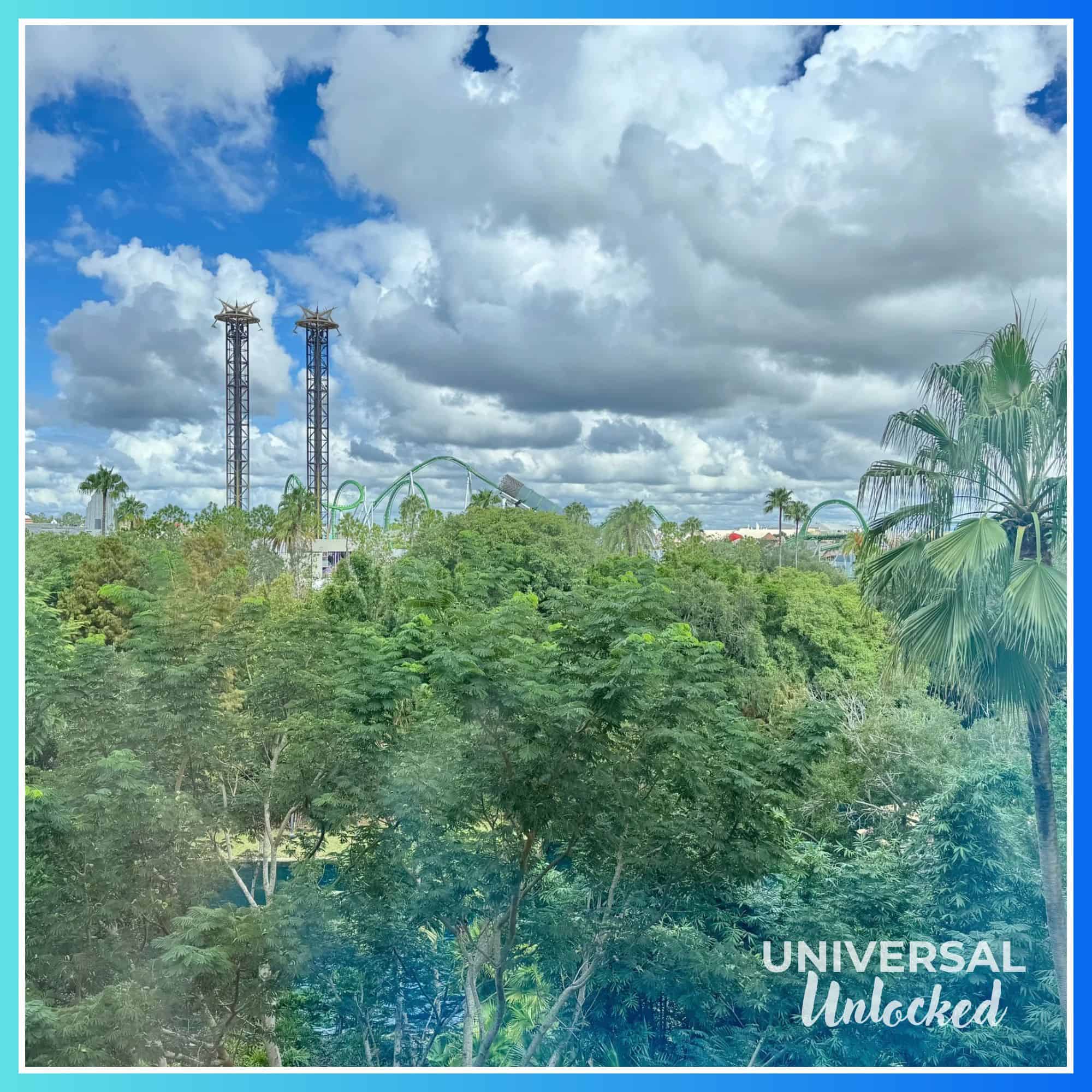 "Water" view from a Royal Pacific guest room