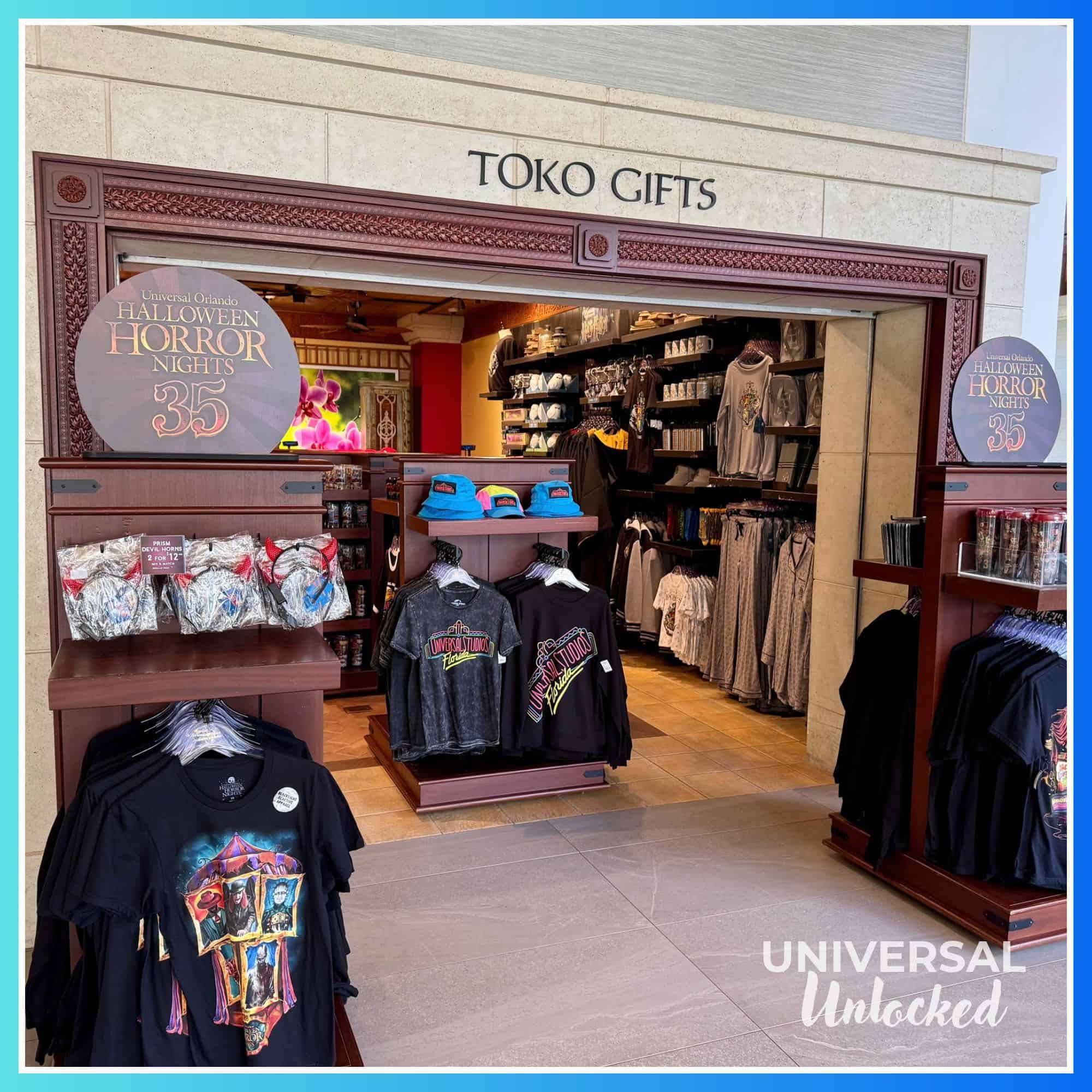 Toko Gifts shop in the main lobby at Royal Pacific Resort