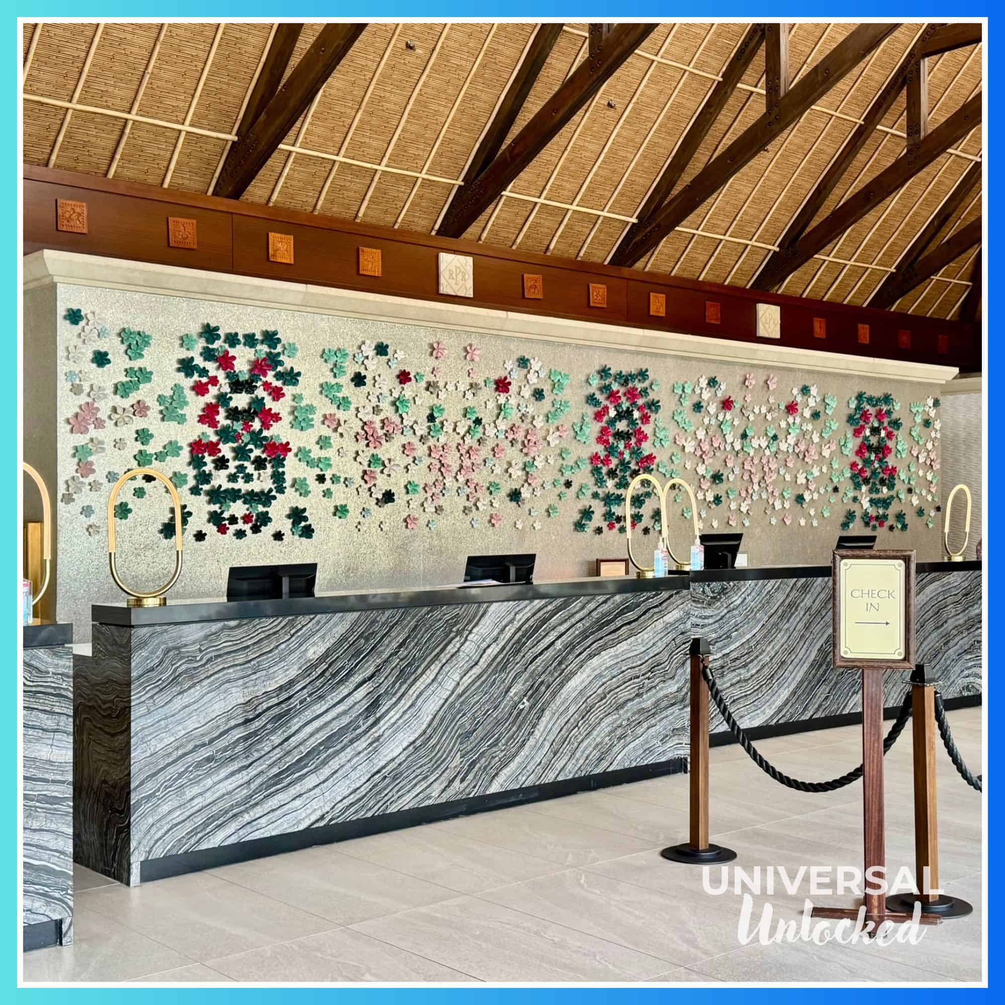 Main lobby art at Royal Pacific