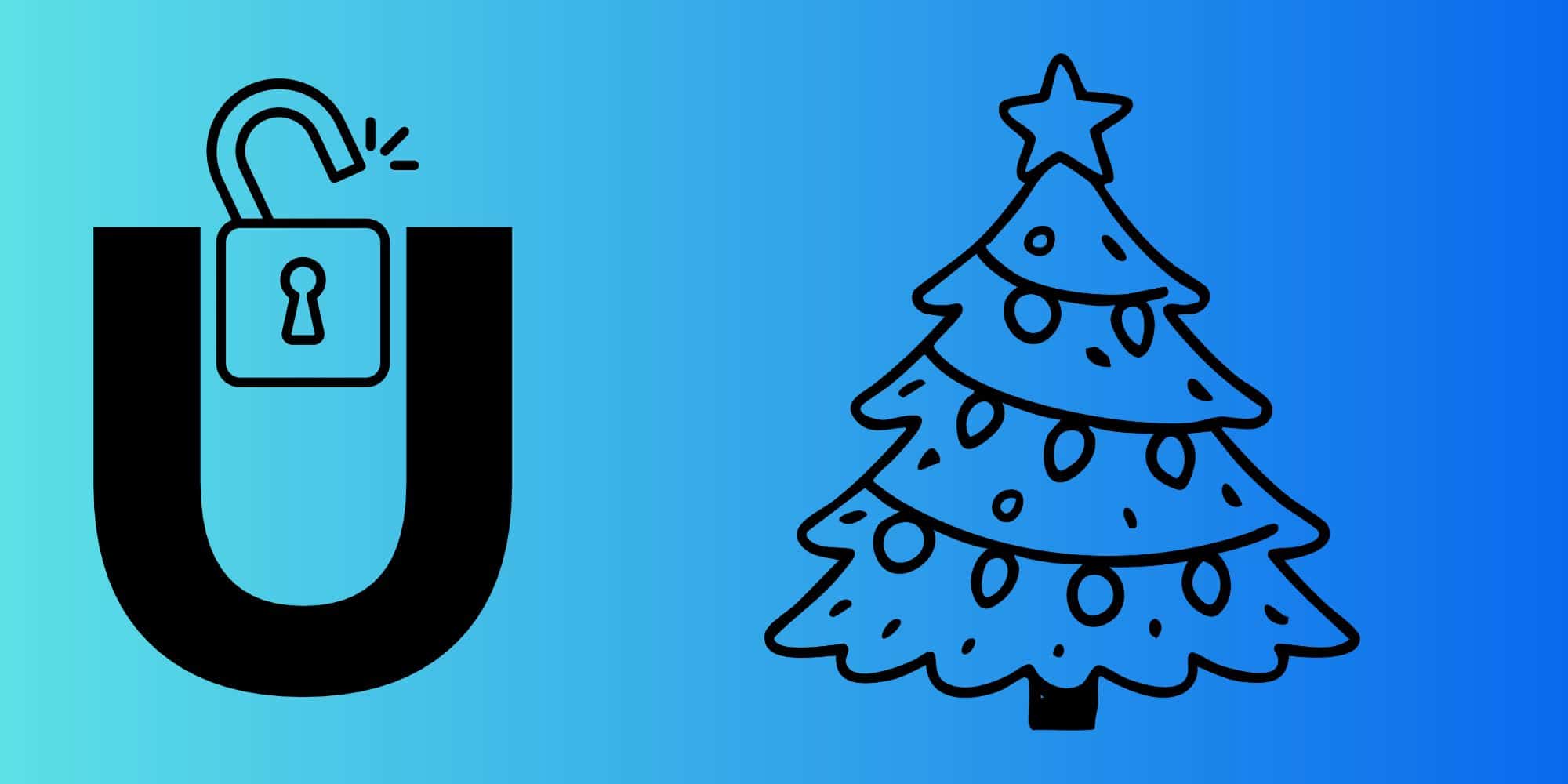 Unlocked logo: Unlock Christmas!